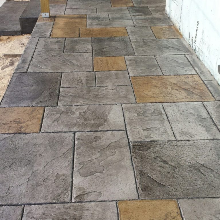 Traverse City stamped concrete / epoxy flooring / polished concrete